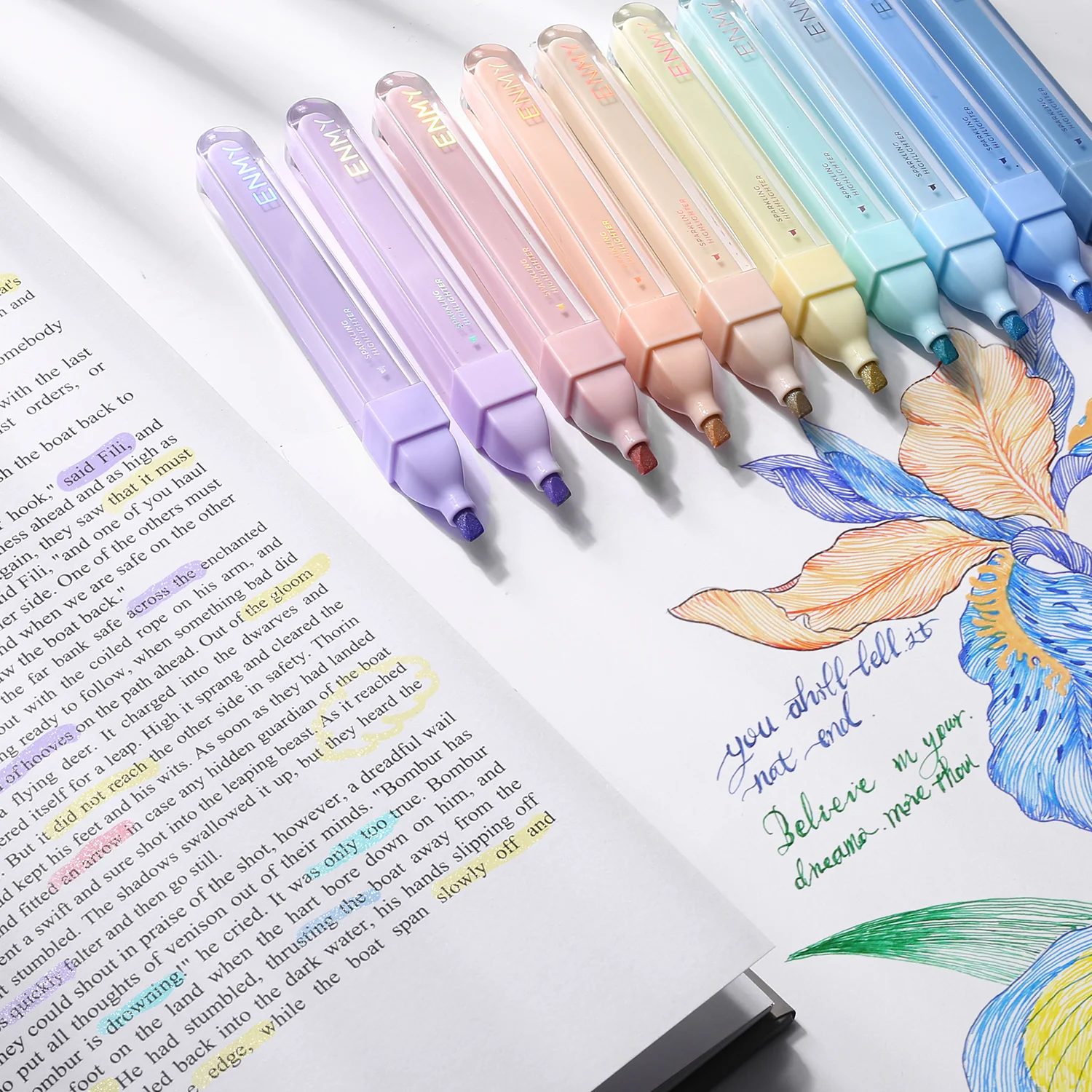 10 Colors Glitter Highlighter - Image 11