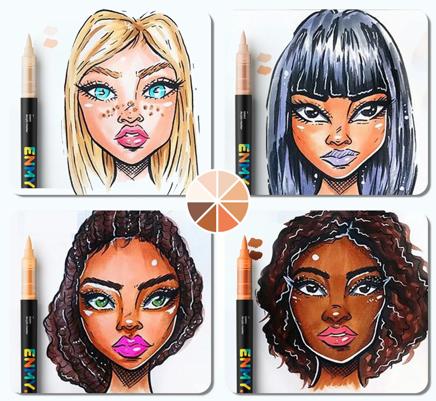 Direct Liquid Acrylic Paint Marker  Permanent, Fast-Drying for Rock, Canvas & Wood - Image 5
