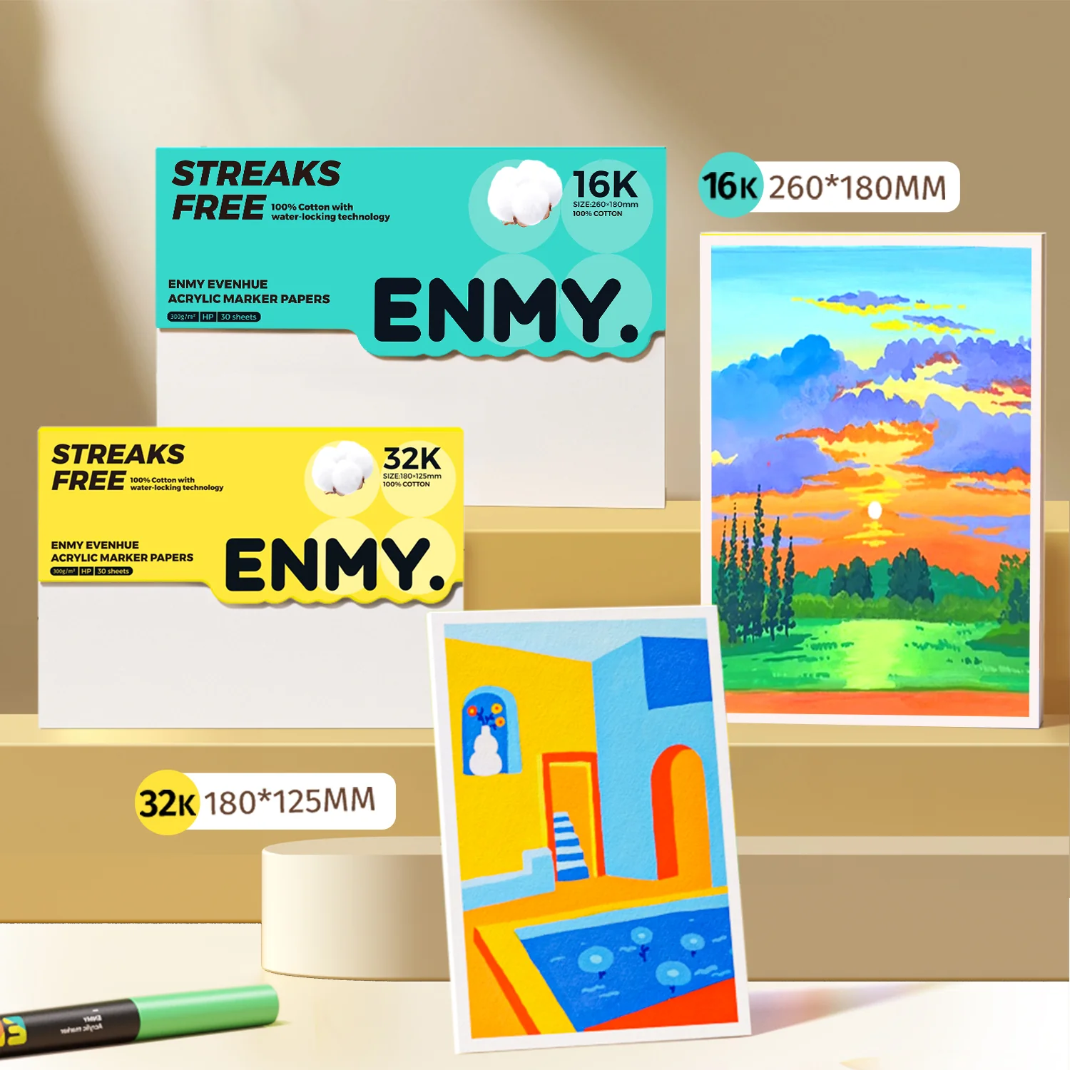 ENMY Acrylic Marker Sketch Pad - Image 5